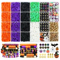 Kit de miçangas de pulseira Redtwo, 3000 peças, pingentes DIY de Halloween