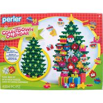 Kit de miçangas fundidas Perler Advent Calendar 3D, Natal, 4004 unidades