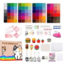 Kit de Miçangas Fusíveis Psykade 53.000 peças 2,6 mm 96 cores DIY Kit de Miçangas Fusíveis Psykade 53.000 peças 2,6 mm 96 cores DIY