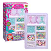 Kit De Miçangas Monta Pulseiras Biju Collection Sereia Pop - Dm Toys