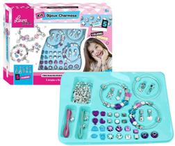 Kit De Miçangas Para Bracelete Joias Charmosas Conjunto Infantil Laura Fashion