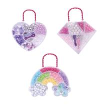 Kit de micangas para braceletes e colar makebrinq sortido - polibrinq Kit de micangas para braceletes e colar makebrinq sortido - polibrinq