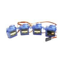Kit De Micro Servo Motor 180 360 Graus 4pcs SG90 9g Mini Engrenagem Plástica Para Carro RC, Avião, Kit De Micro Servo Motor 180 360 Graus 4pcs SG90 9g Mini Engrenagem Plástica Para Carro RC, Avião,