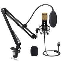 Kit de microfone condensador BM858 Studio microfone com ouro S - generic