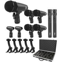 Kit de microfone de tambor XTUGA MI7 de 7 peças com fio dinâmico de metal inteiro