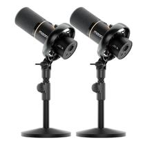 Kit de Microfone para Podcast MAONO PD200W Wireless XLR USB com 2 Unidades