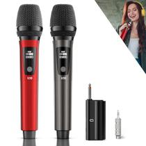 Kit de microfone sem fio uhf/usb onex mic-2813