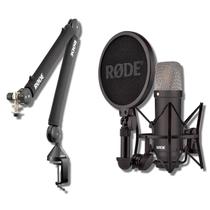 Kit de Microfone StreamEye Rode NT1 com Braço Articulado PSA1+