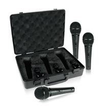 Kit de Microfones Behringer XM1800S Dinâmicos - 3 Unid Kit de Microfones Behringer XM1800S Dinâmicos - 3 Unid