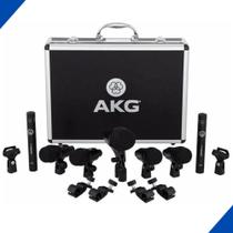 Kit De Microfones Original Akg Drum Set Session 1 para Bateria