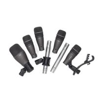 Kit De Microfones Para Bateria com 7 peças Samson DK707 Kit De Microfones Para Bateria com 7 peças Samson DK707