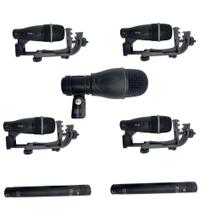 Kit de microfones para bateria dylan com 7 peças