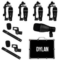 Kit De Microfones Para Bateria Dylan DD-7 7 Peças C/ Case