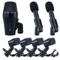 Kit de Microfones para Bateria Kadosh 7 Pçs KMD 207