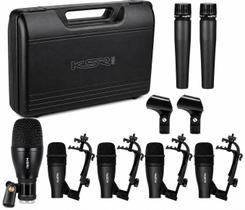 Kit de Microfones Para Bateria Percussão Bumbo KM7X KSR PRO Kit de Microfones Para Bateria Percussão Bumbo KM7X KSR PRO