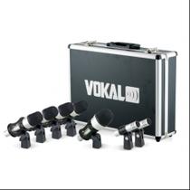 Kit de Microfones para Bateria Profissional Vokal VDM7