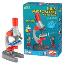 Kit de microscópio e biologia Wow in The World Kids 720x LED