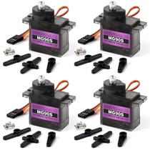 Kit de microservomotor Miuzei MG90S 9G Metal Gear para carro RC