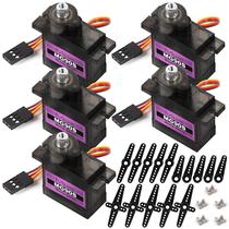 Kit de microservomotor Miuzei MG90S 9G Metal Gear para carro RC