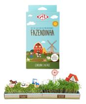 Kit de Microverdes Infantil - Fazendinha - Cenoura e Alface