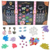 Kit de Minçangas DIY Colares Pulseiras Bijuteria Infantil Castela Kit de Minçangas DIY Colares Pulseiras Bijuteria Infantil Castela