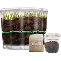 Kit de Minhocário Nature Gift Store com Minhocas Vivas e Acessórios Kit de Minhocário Nature Gift Store com Minhocas Vivas e Acessórios