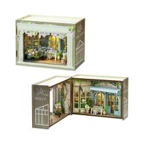 Kit De Mini Casa De Bonecas DIY, Quebra-Cabeça 3D, Conjunto De Brinquedos Para Decoração De Quarto,