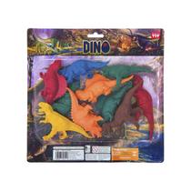 Kit de Mini Dinossauros coloridos - 10 Unidades