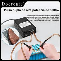 Kit De Mini Soldador De Ponto De 8000W Para Pacote De Baterias 18650 Máquina De Soldagem Portátil