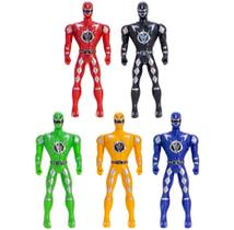 Kit De Miniaturas Bonecos Super Herói Power Rangers 8 Cm A2 Kit De Miniaturas Bonecos Super Herói Power Rangers 8 Cm A2