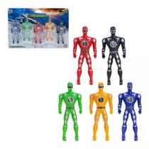 Kit De Miniaturas Bonecos Super Herói Power Rangers 8 Cm