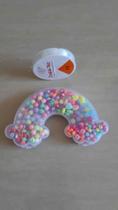 Kit de missangas bolinhas arco iris
