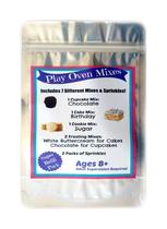 Kit de mistura de recarga Play Oven para crianças, fácil de assar, 7 misturas