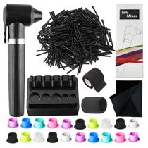 Kit de mistura de tinta para tatuagem Conjunto de 125 peças de misturador elétrico KVM