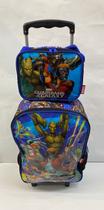 Kit de Mochila de Rodinha Guardiões da Galáxia Luxcel Ref.38082 Azul