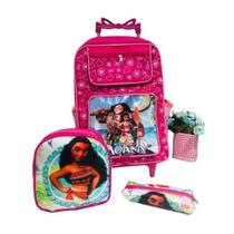 Kit De Mochila De Rodinha + Lancheira+ Estojo Escolar Infantil