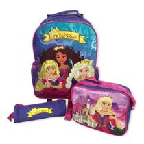 Kit de Mochila Infantil Volta as Aulas Princesinha 3em1 - Rocie