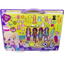 Kit De Moda Aquatico Polly Pocket Mattel 50 Acessorios