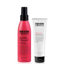 Kit de modelagem de cabelo Keratin Complex Blow Dry Essential 148ml+118ml