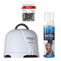 Kit de modelagem de cabelo Red by Kiss 3000 Ceramic Tourmaline Kit de modelagem de cabelo Red by Kiss 3000 Ceramic Tourmaline