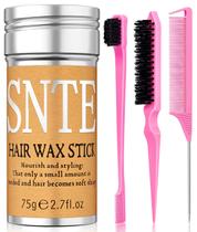 Kit de modelagem de cabelo Samnyte Hair Wax Stick com conjunto de pincéis, 4 unidades Kit de modelagem de cabelo Samnyte Hair Wax Stick com conjunto de pincéis, 4 unidades