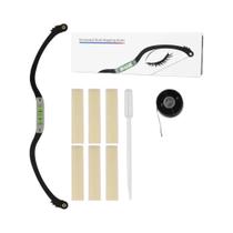 Kit De Modelagem De Sobrancelha Microblading Maquiagem Permanente Arco Seta Linha Régua Ferramenta