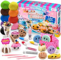 Kit de Modelar Massinha de Biscuit - Mini Doces e Sobremesas