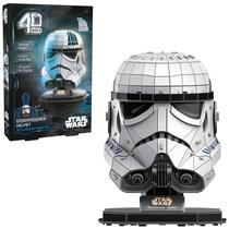 Kit de modelo 3D: capacete 4D Build Star Wars Stormtrooper com suporte