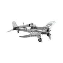 Kit De Modelo De Avião De Metal 3D DIY Brinquedo De Quebra-cabeça De Corte a Laser Para Crianças