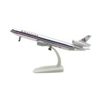 Kit De Modelo De Avião McDonnell Douglas Em Escala 1:400 Com Rodas Para Entusiastas Da Aviação