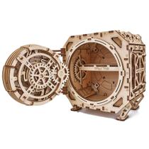Kit de modelo de madeira Wood Trick Safe Locker Puzzle Box 3D Kit de modelo de madeira Wood Trick Safe Locker Puzzle Box 3D