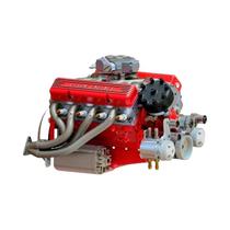 Kit De Modelo De Motor a Gasolina Small-Block Binray Cison V8 Mini - Monte Seu Próprio Motor