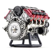 Kit de modelo de motor HVASZE Mini V8 para AX90104, SCX10, Capra Kit de modelo de motor HVASZE Mini V8 para AX90104, SCX10, Capra