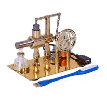 Kit de Modelo de Motor Stirling a Ar Quente com Luz LED